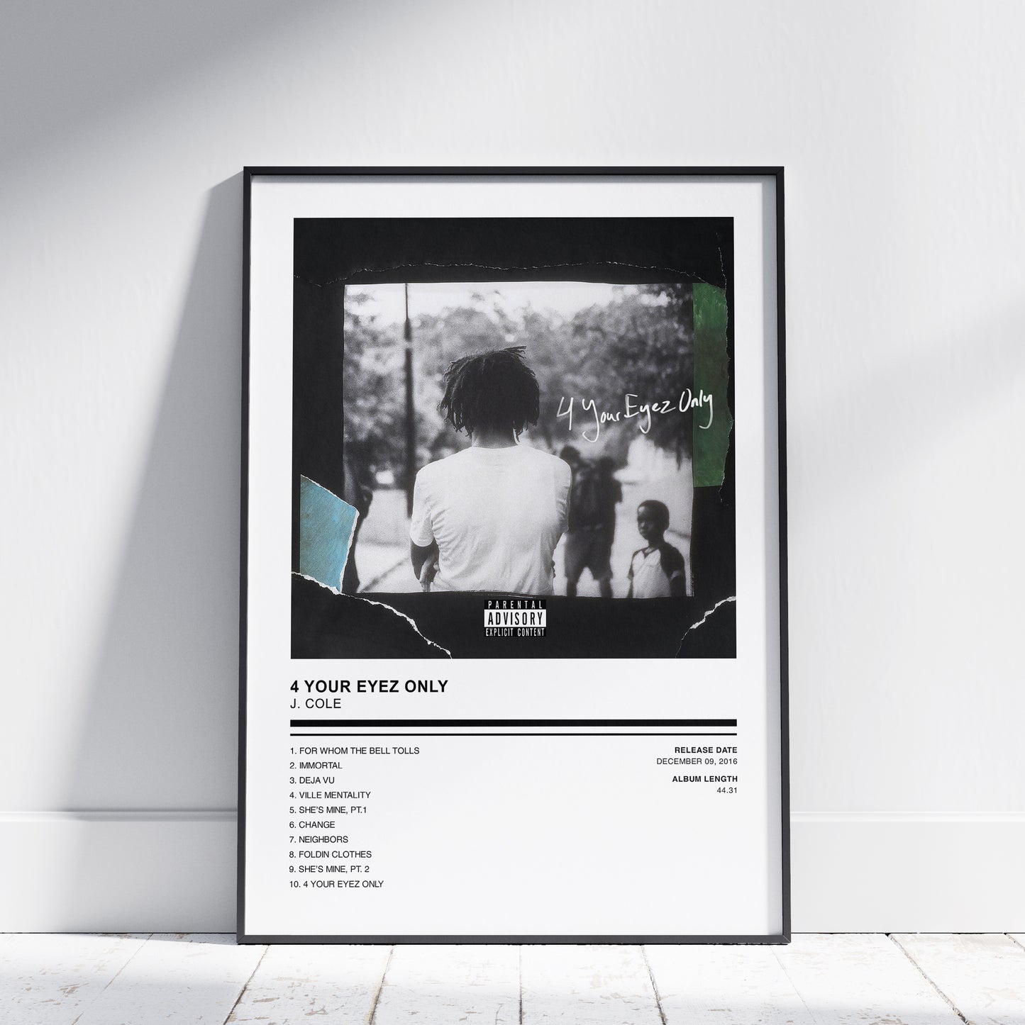 J. Cole - 4 Your Eyez Only Poster